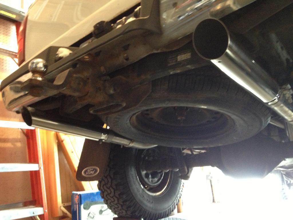 1999 Ford ranger cat back dual exhaust #4