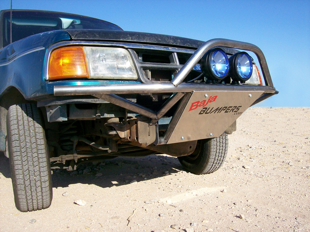 Ford ranger prerunner bumper skid plate #9