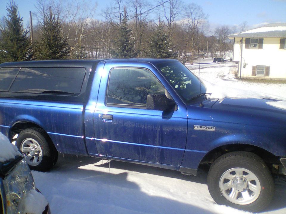 2000 Ford ranger with camper shell #9