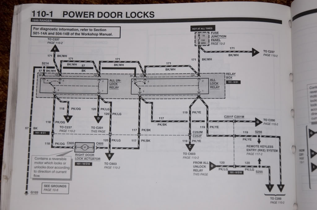 Power Door Lock Wiring Diagram