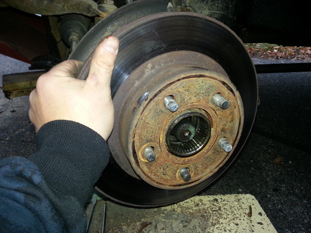 Replace front bearings ford ranger #9