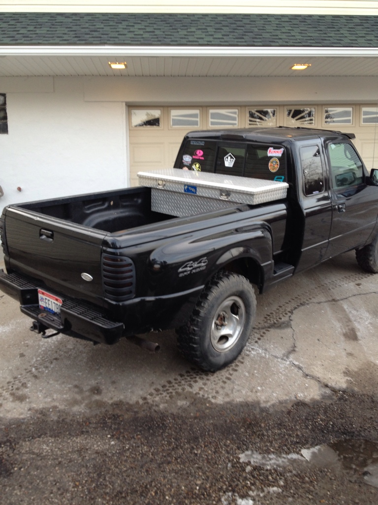 Diamond plated tool box ford ranger #1