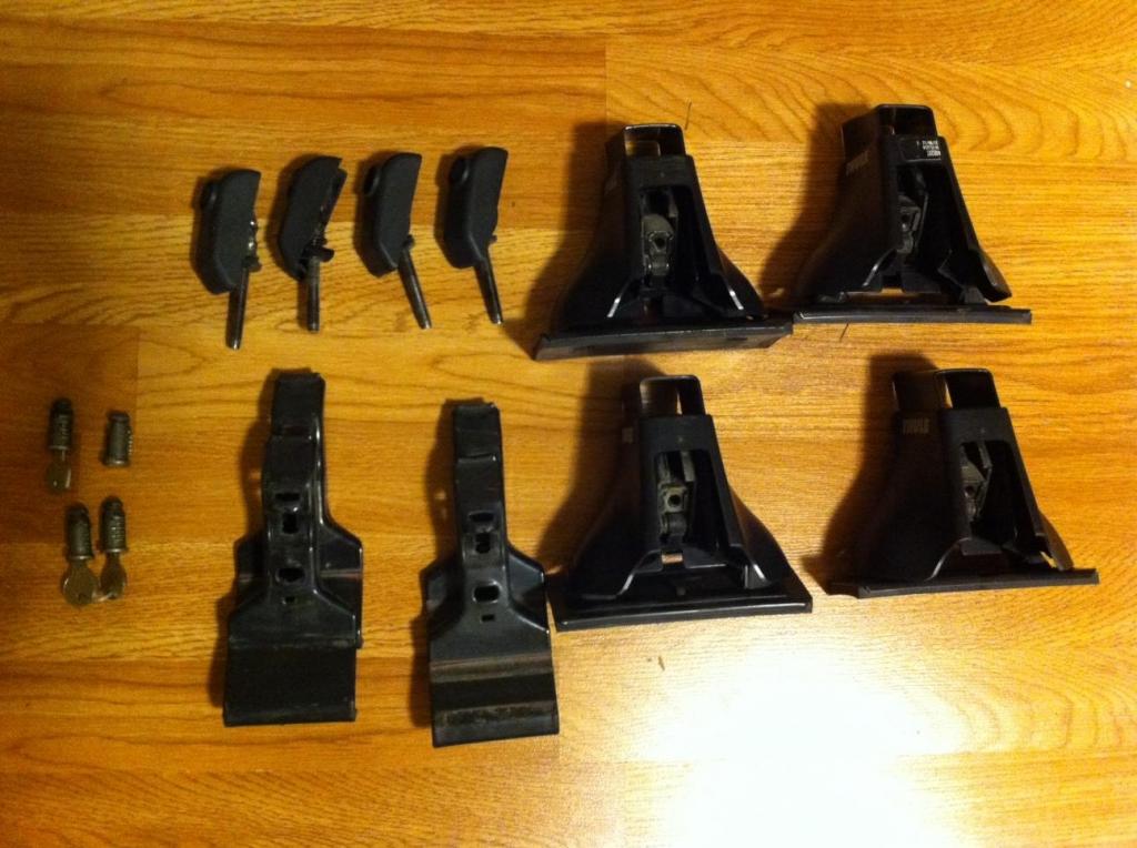 For Sale Thule 400XT Roof Rack Towers and Fit Kit WA Ranger