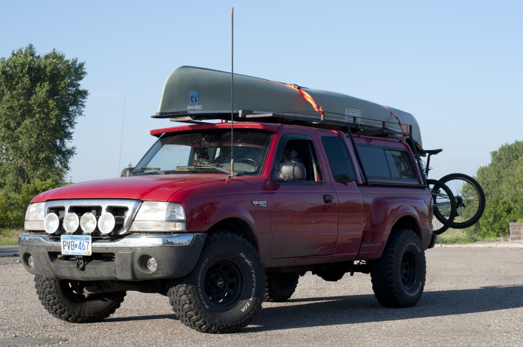 Ford ranger rack canoe #1